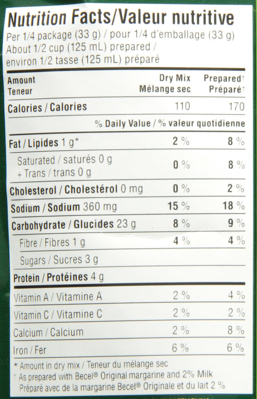 Knorr Sidekicks Fettucine Alfredo Pasta 133g/4.7oz, (2 pack) {Imported from Canada}